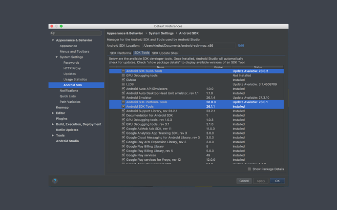 android%20sdk%20manager%20build%20tools
